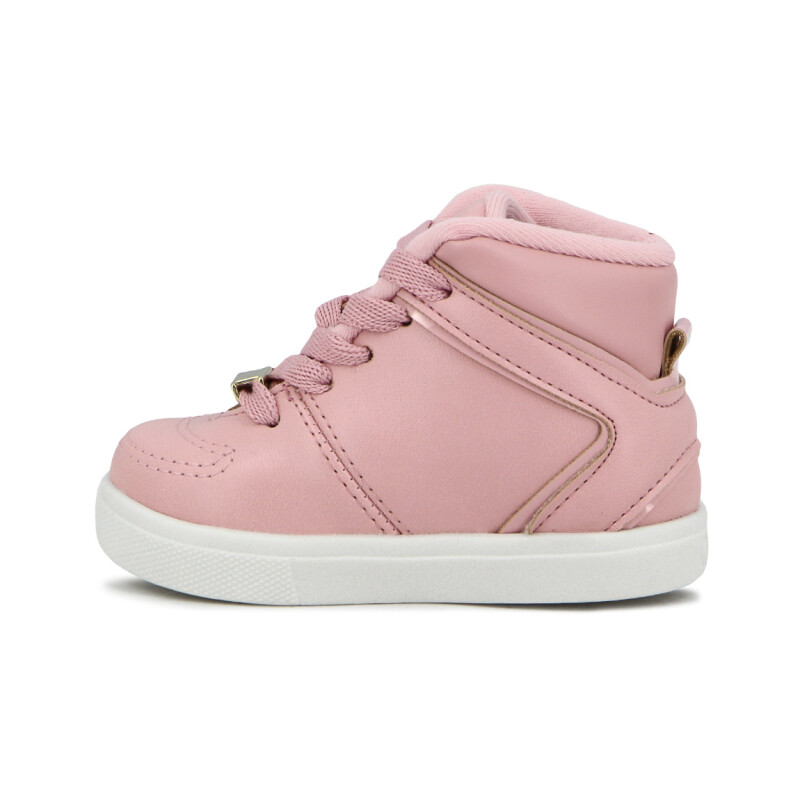 Molekinha Calzado Deportivo Mid Acordonado Rosa Claro