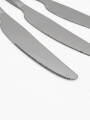CUCHILLO INOX SET X 3 PLATEADO