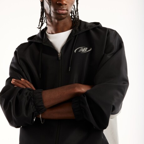 Campera New Balance de Hombre - Trackside - MJ62Y8SJBK BLACK