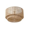 PANTALLA COLGANTE YUTE BEIGE Unica