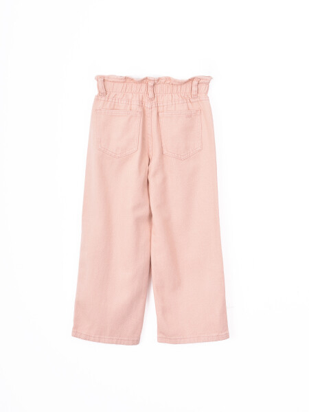 JEAN PAPERBAG MINI ROSADO