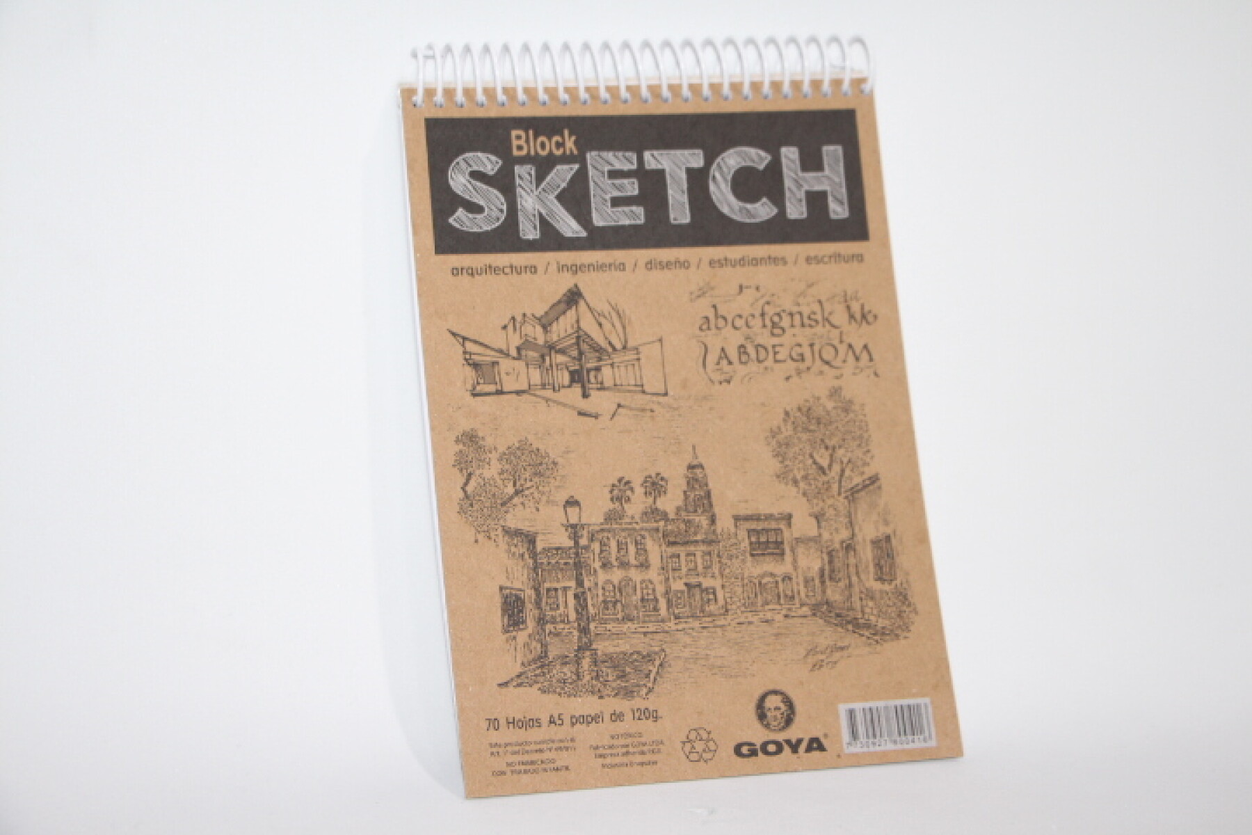 BLOCK SCKETCH TAMAÑO A5 120GRS. 