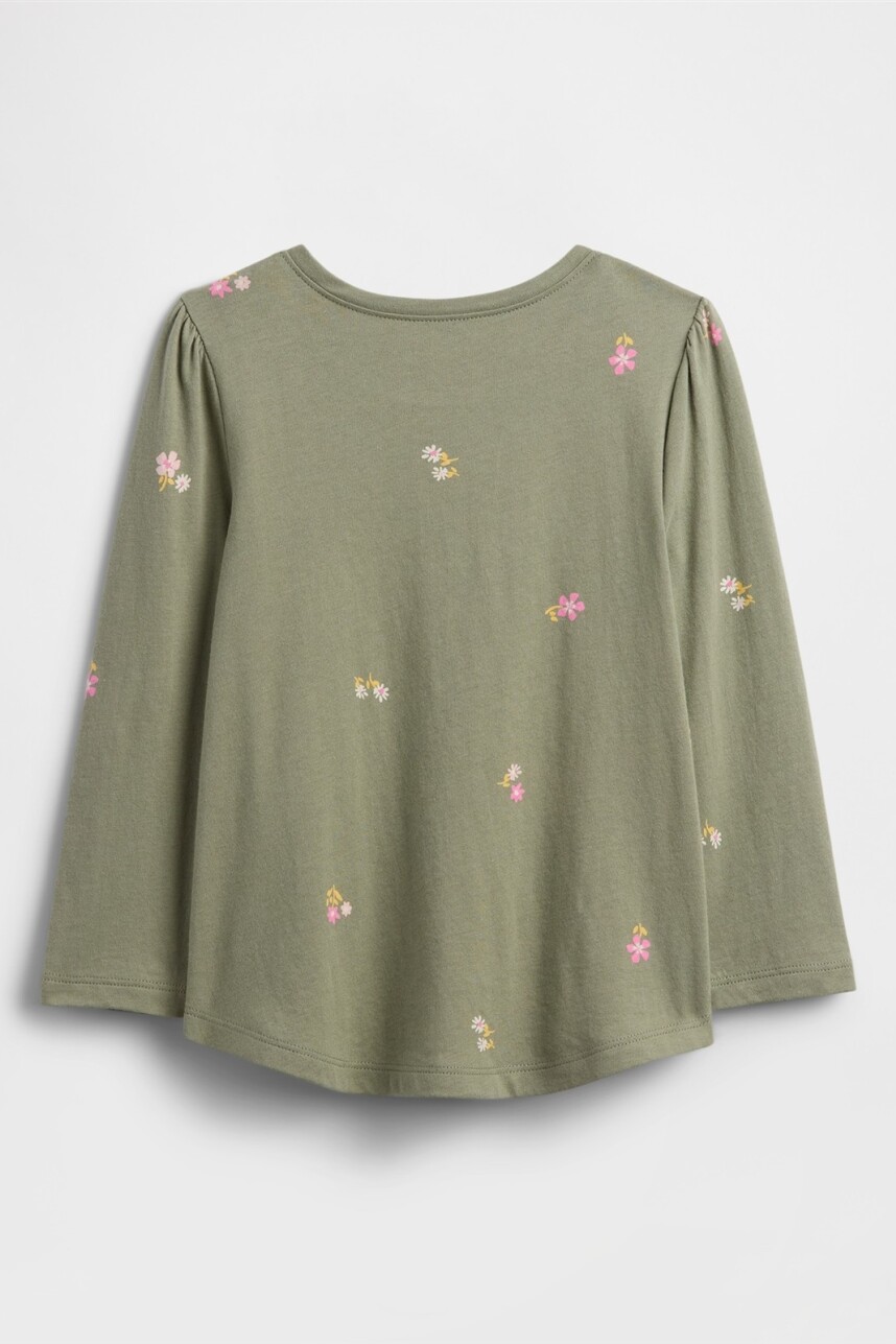 Remera Toddler Niña Walden Green