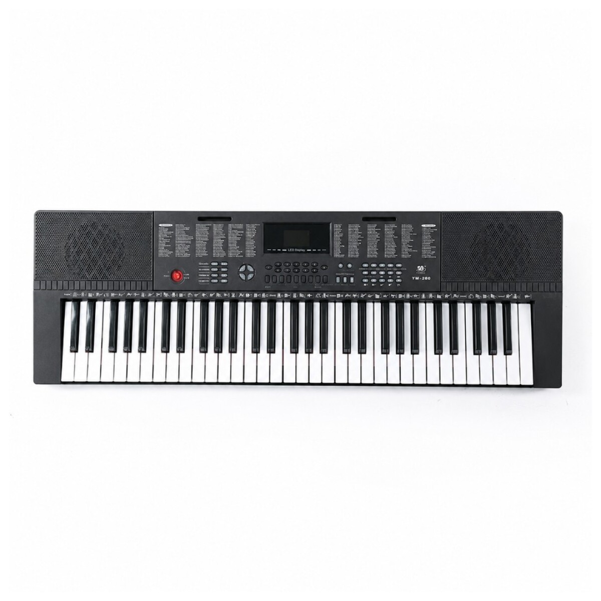 ARTEC - TECLADO ÓRGANO MUSICAL 61 TECLAS CON MICRÓFONO Y ATRIL DE PARTITURAS COLOR NEGRO 