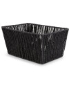 Cesta LARSEMIL W23xL33xH17 cm negra Cesta LARSEMIL W23xL33xH17 cm negra