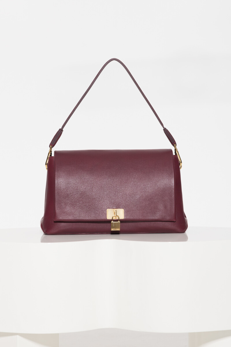 CARTERA LOCK Bordo