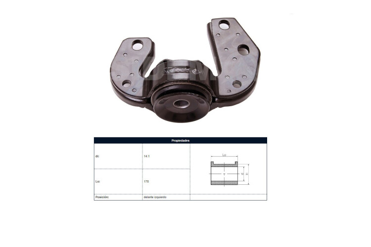 Soporte Barra Tensora Chev Corsa Combo/Celta/Corsa 95-16 Izq Soporte Barra Tensora Chev Corsa Combo/Celta/Corsa 95-16 Izq