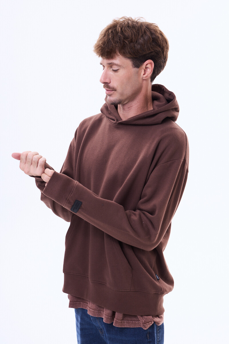 Buzo de felpa Curitiba Marrón