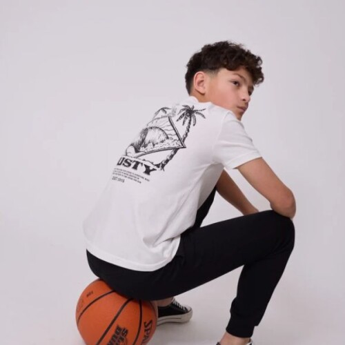 Remera LYSANDER Rusty Blanco