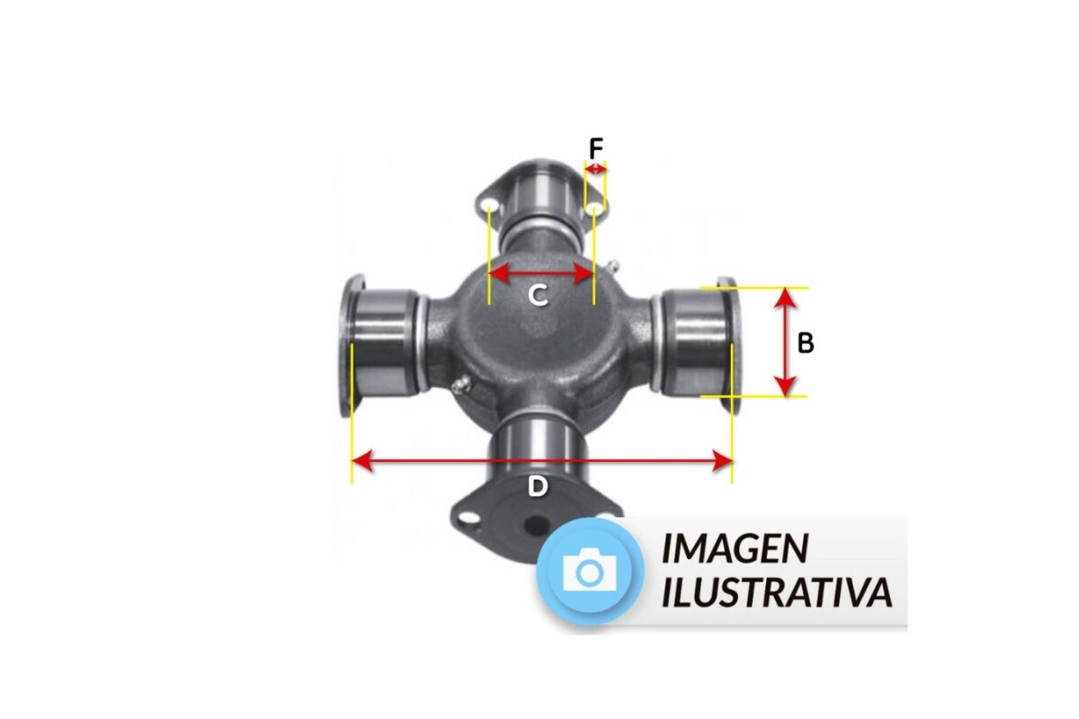 CRUCETA B:49.2mm D:177.9mm CRUCETA B:49.2mm D:177.9mm