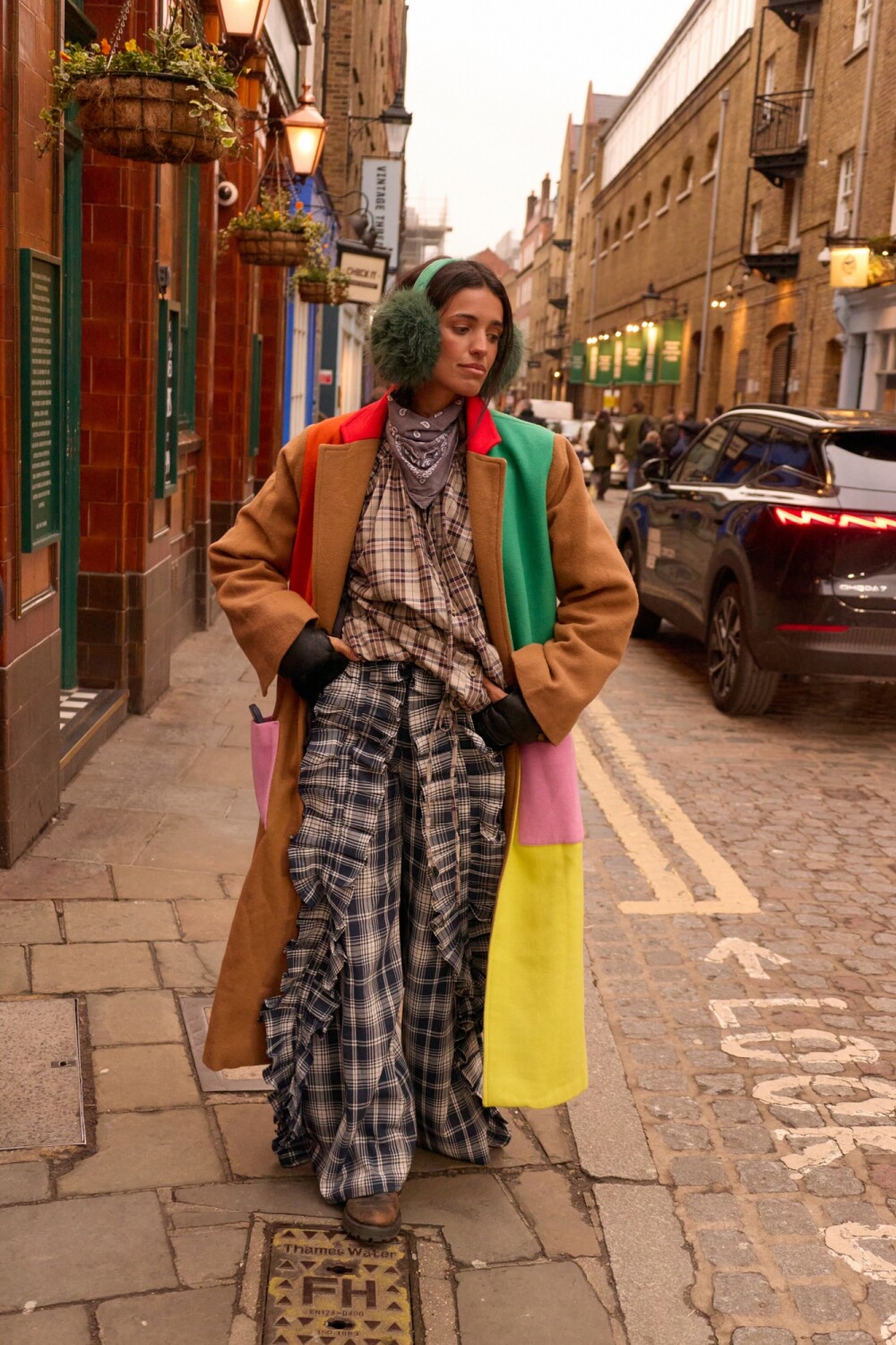 Bloom Shirt Azul / Beige