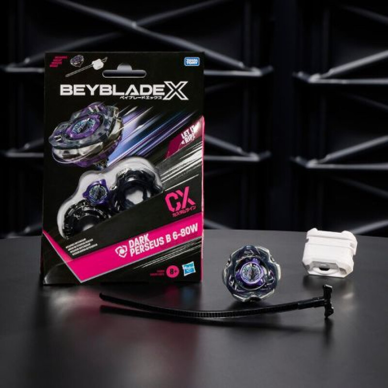 Hasbro Beyblade X Xtreme Trompo + lanzador - Dark Perseus B Hasbro Beyblade X Xtreme Trompo + Lanzador - Dark Perseus B