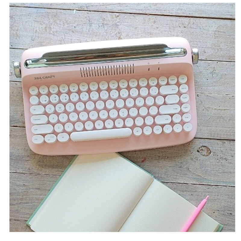 Teclado Inalámbrico Vintage Tendance Ibi Craft Teclado Inalámbrico Vintage Tendance Ibi Craft