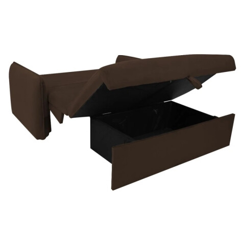 SOFA CAMA ZAIA VELUDO MARRON 01569 SOFA CAMA ZAIA VELUDO MARRON 01569