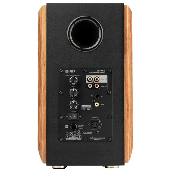 Parlantes Edifier 2.0 S1000mkii Bluetooth PARLANTES EDIFIER S1000MKII MARRON