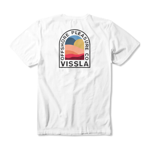 Remera MC Vissla Offshore Pleasure Premium Blanco Remera MC Vissla Offshore Pleasure Premium Blanco