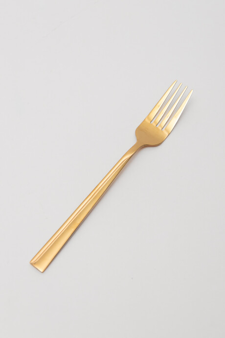 Tenedor Asher Set 4 Un. Dorado Brillante Color Unico