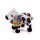 Peluche Musical Granja de Zenon 8001 20CM VACA