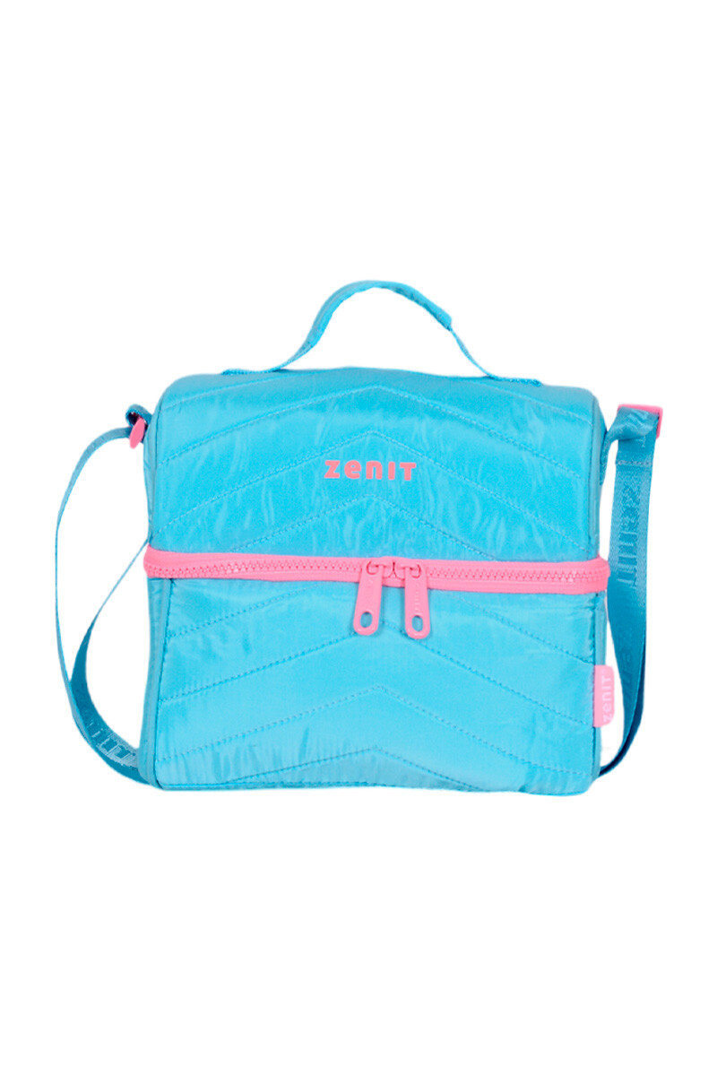 LONCHERA PUFFER CELESTE 