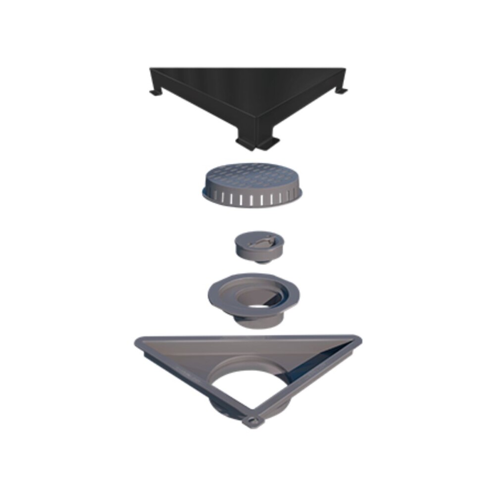 ELLEVE Receptaculo tapa inox grafito Vertex Elleve Receptaculo Tapa Inox Grafito Vertex