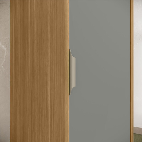 JUEGO COCINA MODULAR MOBILIARIO MDP COLORS FREIJO Y VERDE FREIJO Y VERDE