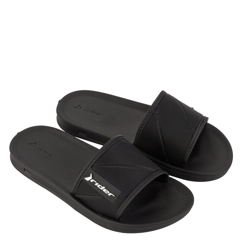 Sandalias Infantiles Rider Street Slide Negro - Blanco