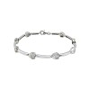 Pulsera corazón-Plata 925-Piedra zirconia-PU3120 conpiedra