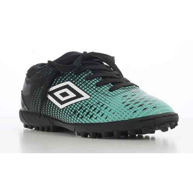 Championes de Fútbol 5 Infantiles Umbro Velocita Negro - Verde - Blanco