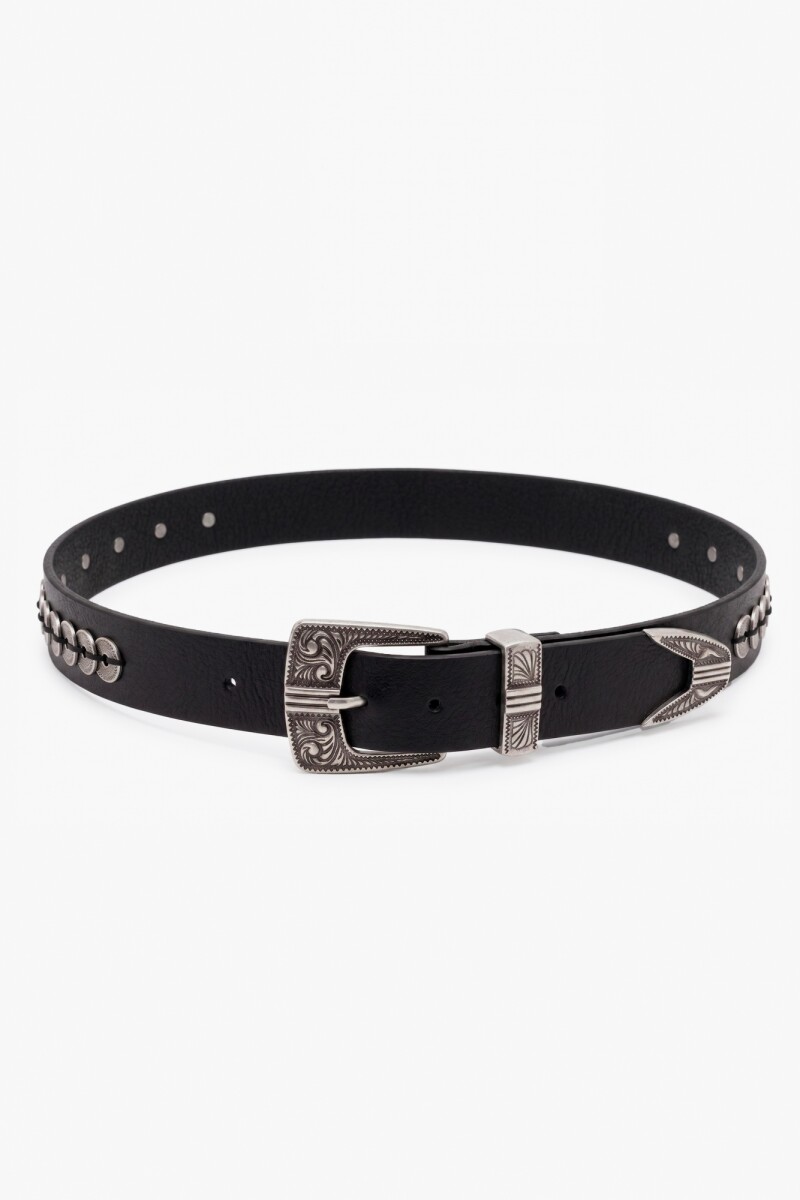 Cinturón boho negro