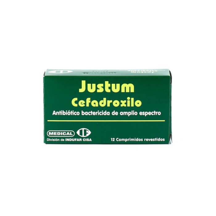 JUSTUM 500 MG. CJ X 12 COMP. REC. única