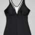 Enteriza short Negro
