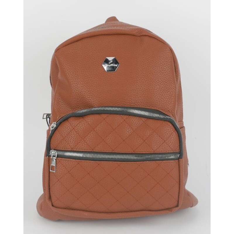Mochila Canva clásica con bolsillo capitoneado Dorado