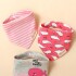 Set baberos bandana x3 delfin rosa
