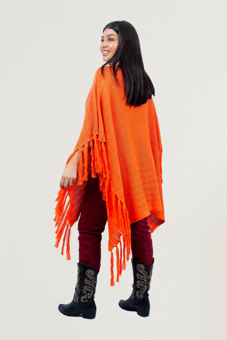 PONCHO ALBA Naranja