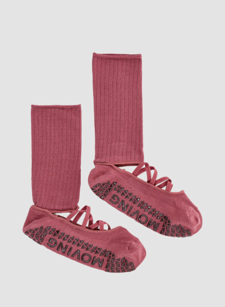 Medias de pilates bailarina Negro