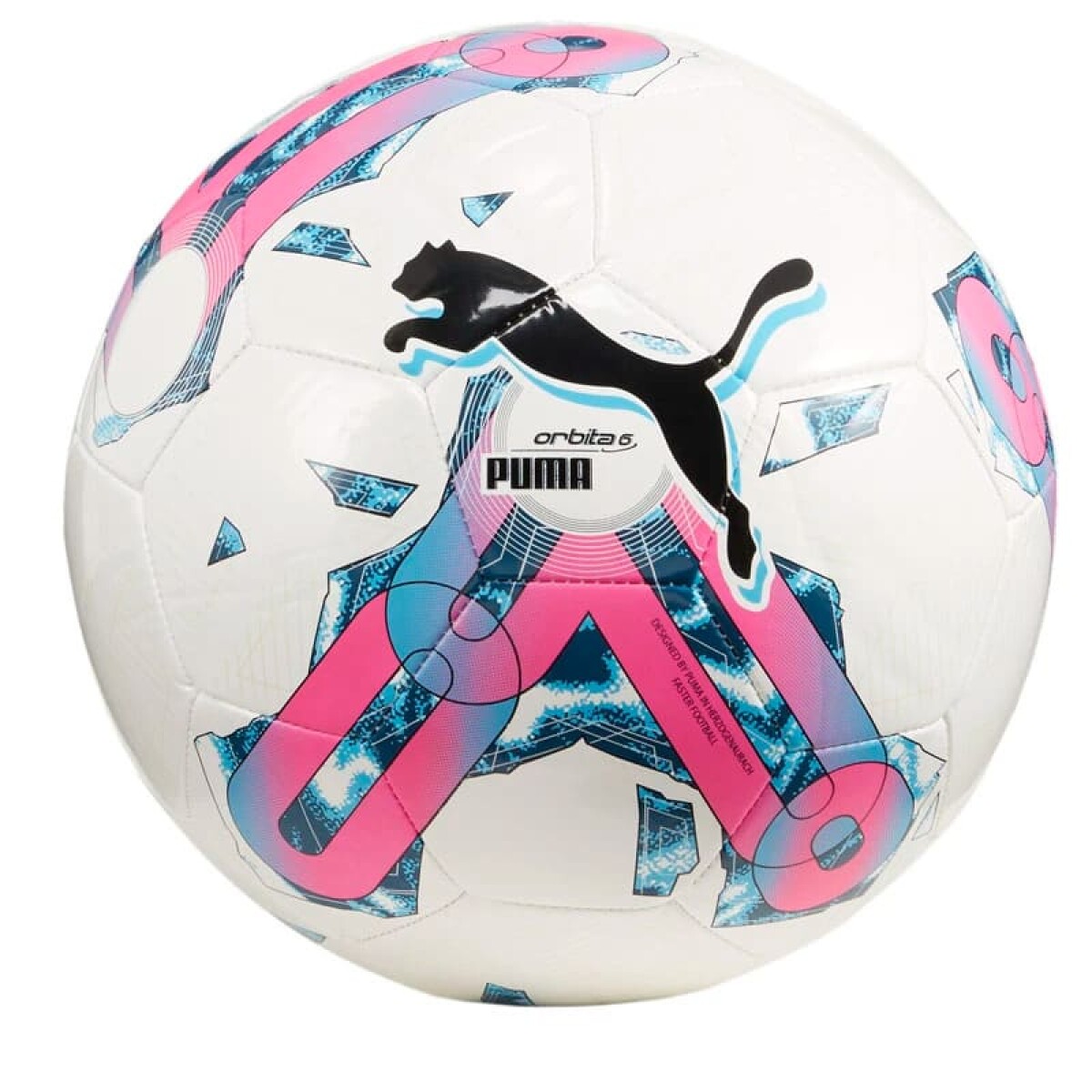 Soccer - Puma - Puma Pelota Orbita 6MS Ball de Unisex - 083787 10 - Blanco-fucsia 