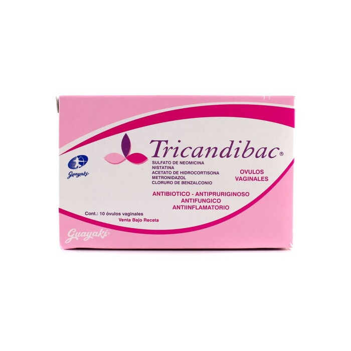 TRICANDIBAC CJ X 10 OVULOS única