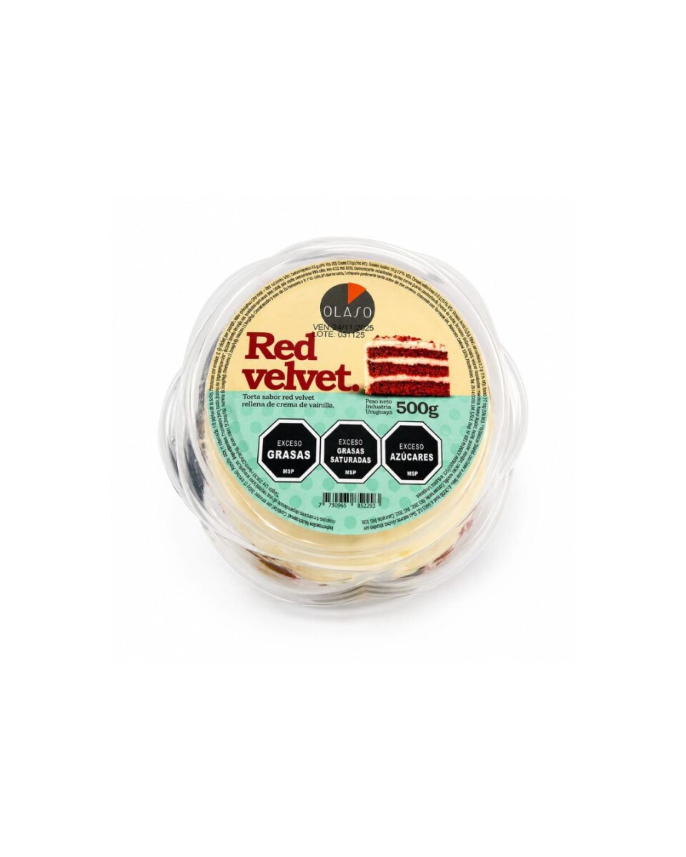 TORTA RED VELVET 500G 