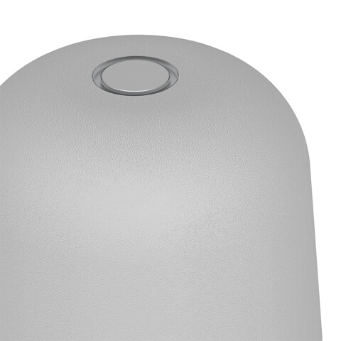 Lámpara de mesa LED inalámbr. tipo hongo gris IP54 EG1074