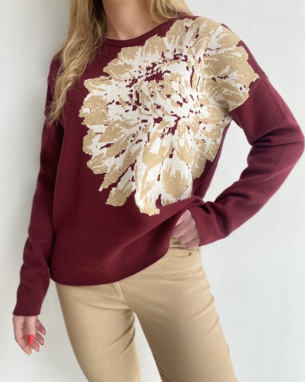 Sweater Terra Bordó