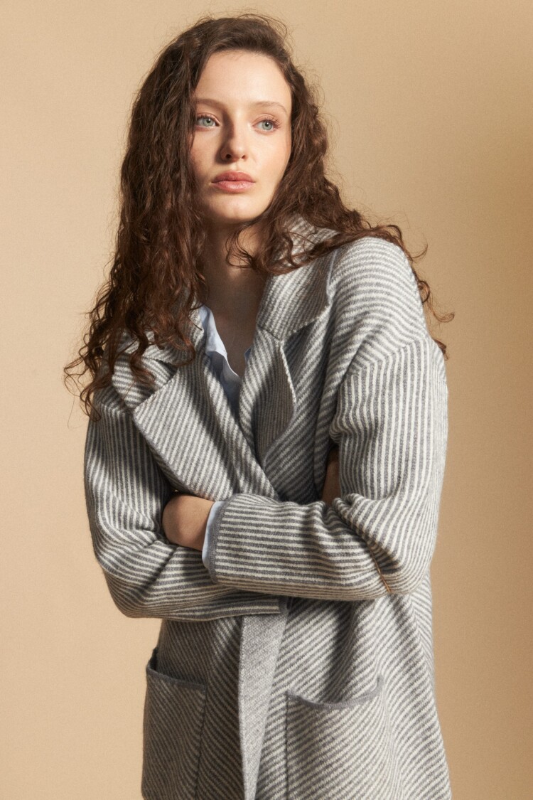 CARDIGAN SILENE Gris Claro