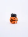 BOTELLA PELOTA BASKET SILICONA NARANJA