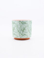 MACETA GREEN FLOWER ESTAMPADO