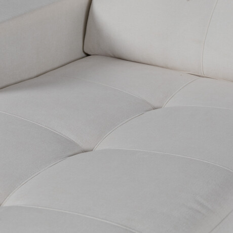 Rinconera Sensa - Tela Microfibra - Chaise izquierdo TC1012 (Marfil)