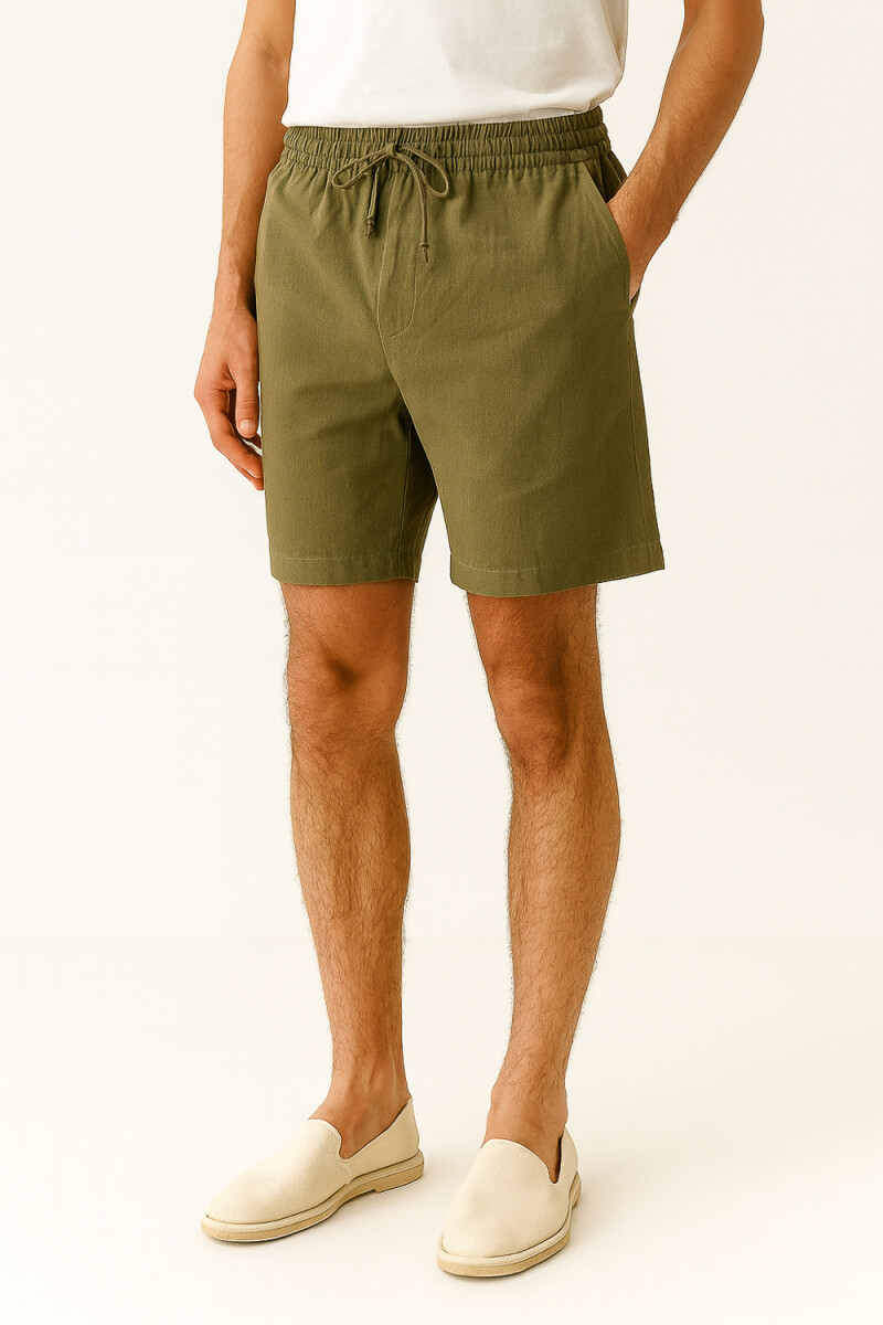 Bermuda Deriqui - Verde Oliva 