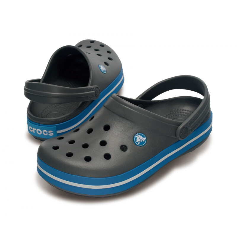 Zueco de Mujer Crocs Band c/tira Atras Gris