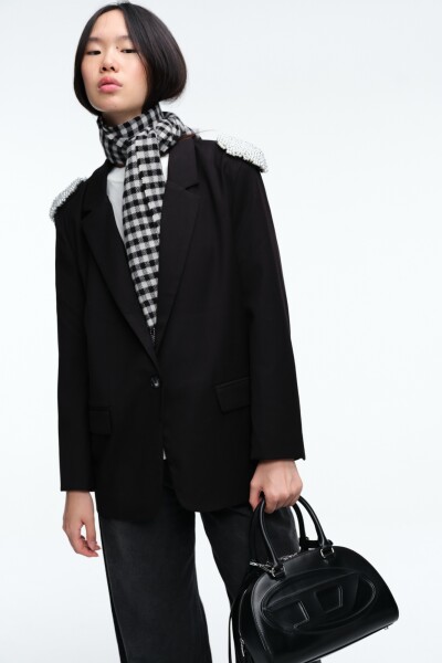 CHAQUETA BLAZER Negro