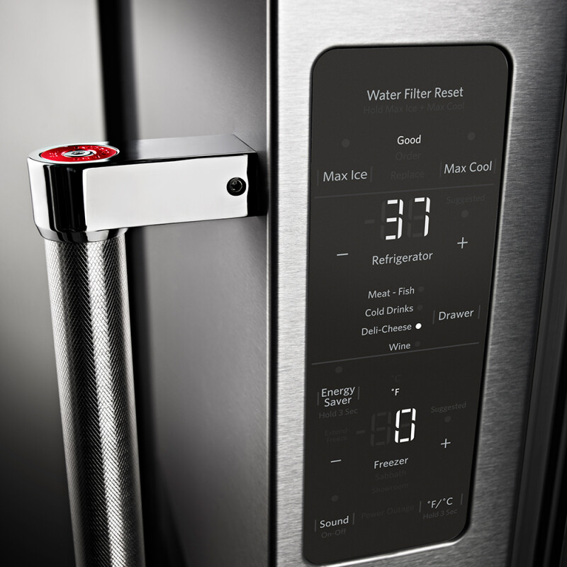 NEVERA FRENCH DOOR KITCHEN-AID, 24 P.C.,COUNTER DEPTH 001