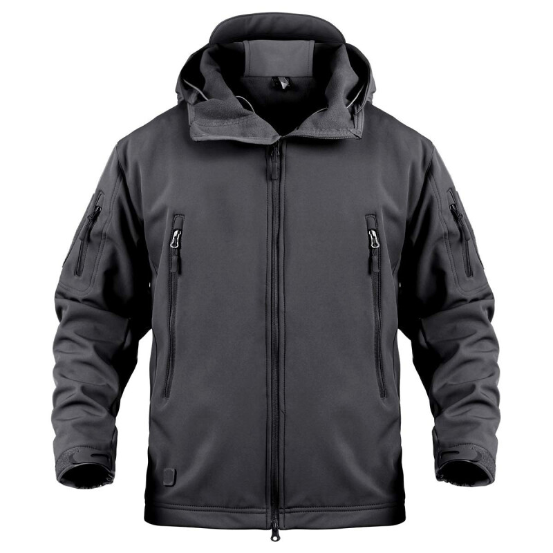Campera táctica en neopreno Negro