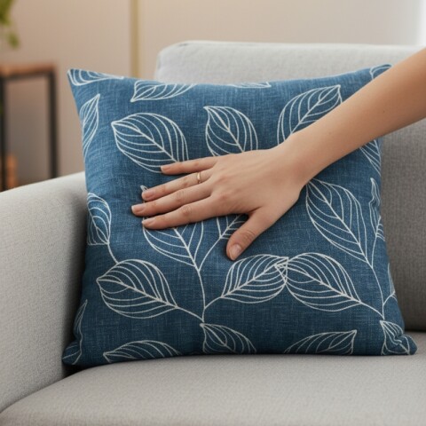 Almohadón Decorativo 45x45 cm - Hojas Almohadón Decorativo 45x45 cm - Hojas